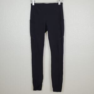 Lululemon Speed Up Tight Size 4 Full-On Luxtreme Brushed 28" Black Yoga Run Gym